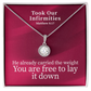 Took Our Infirmities (Matthew :17) | Eternal Hope Pendant Necklace
