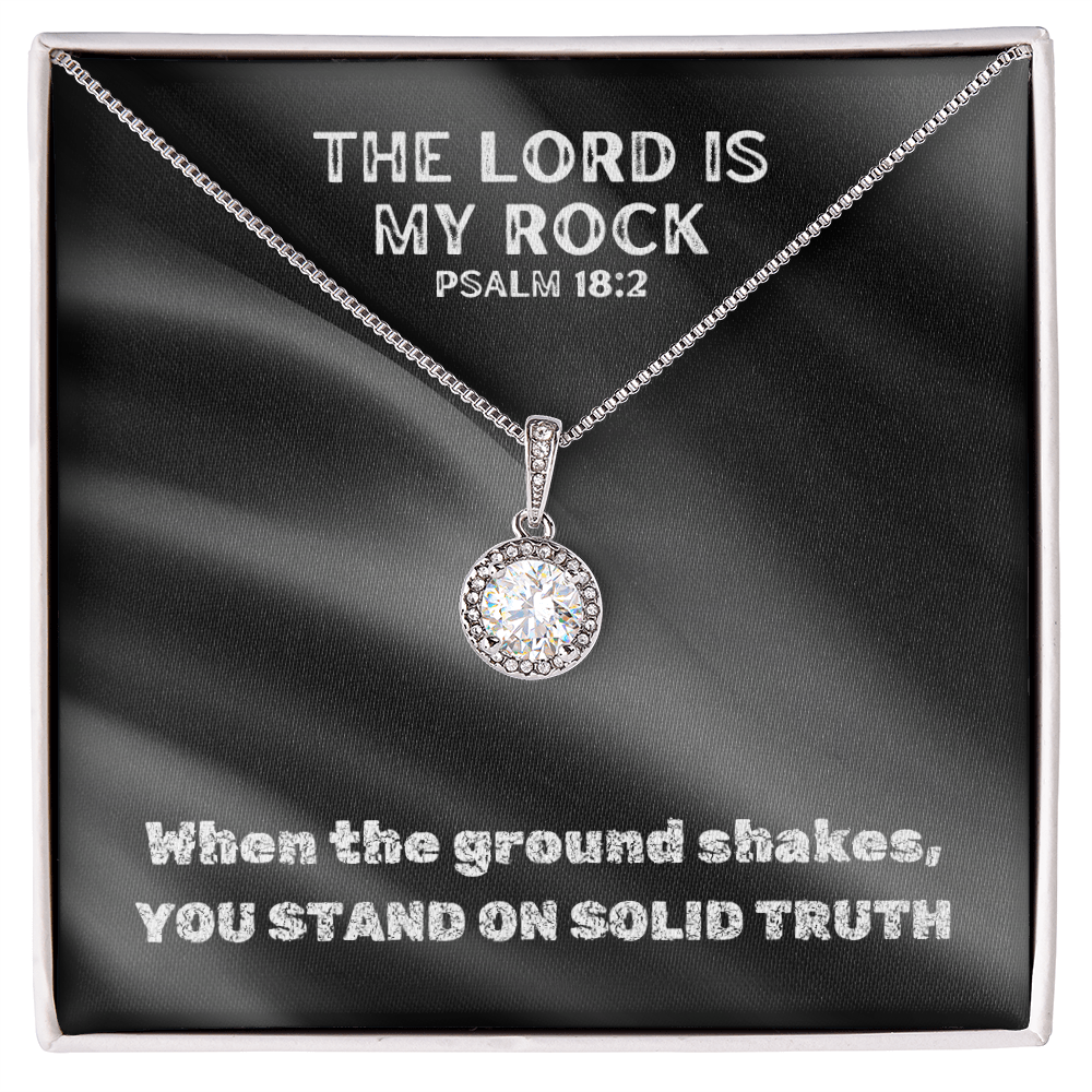 The Lord Is My Rock (Psalm 18:2) | Eternal Hope Pendant Necklace