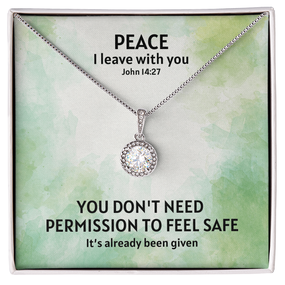Peace I Leave With You (John 14:27) | Eternal Hope Pendant Necklace