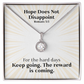 Hope Does Not Disappoint (Romans 5:5) | Eternal Hope Pendant Necklace