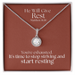 He Will Give  Rest (Matthew 11:28) | Eternal Hope Pendant Necklace