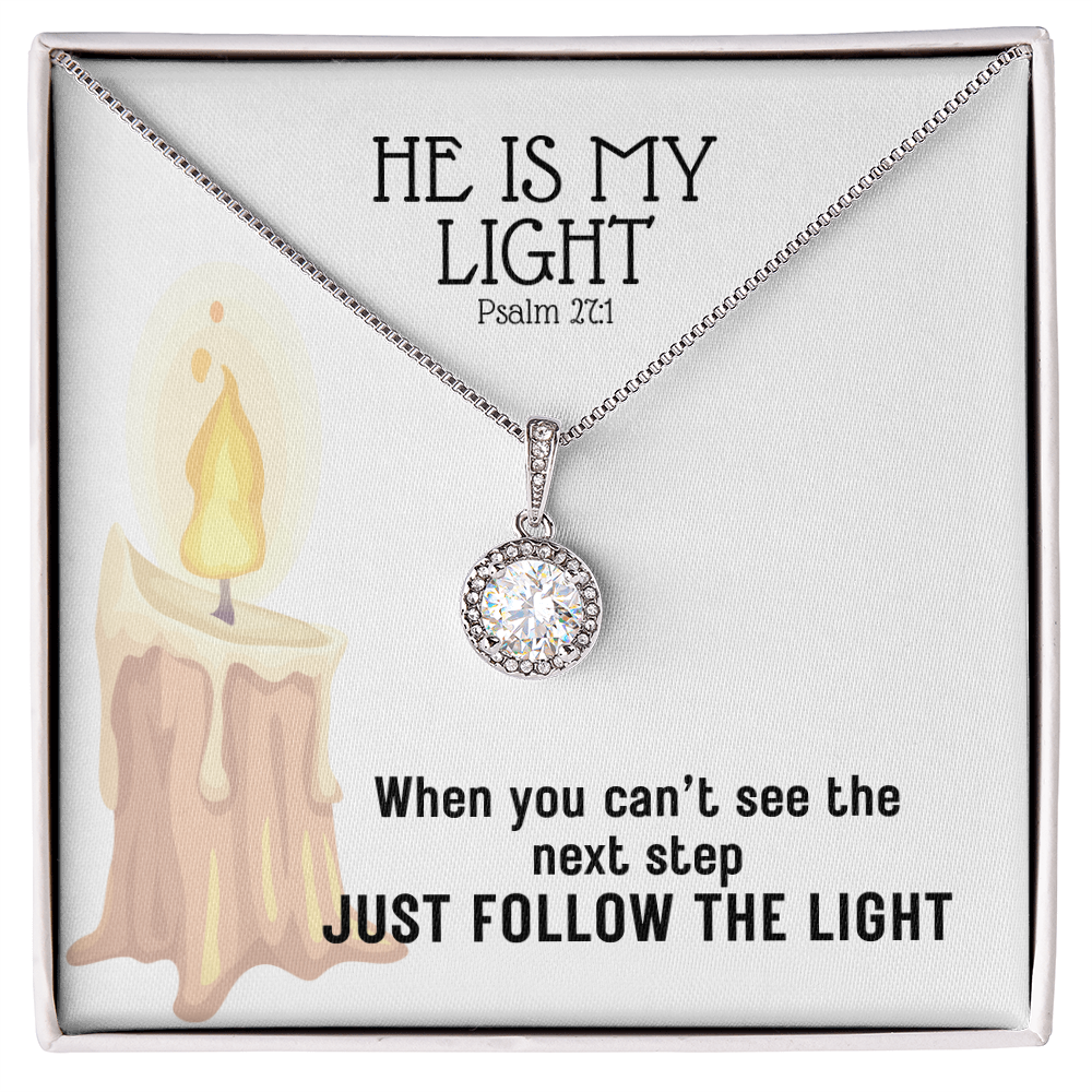 He Is My Light (Psalm 27:1) | Eternal Hope Pendant Necklace