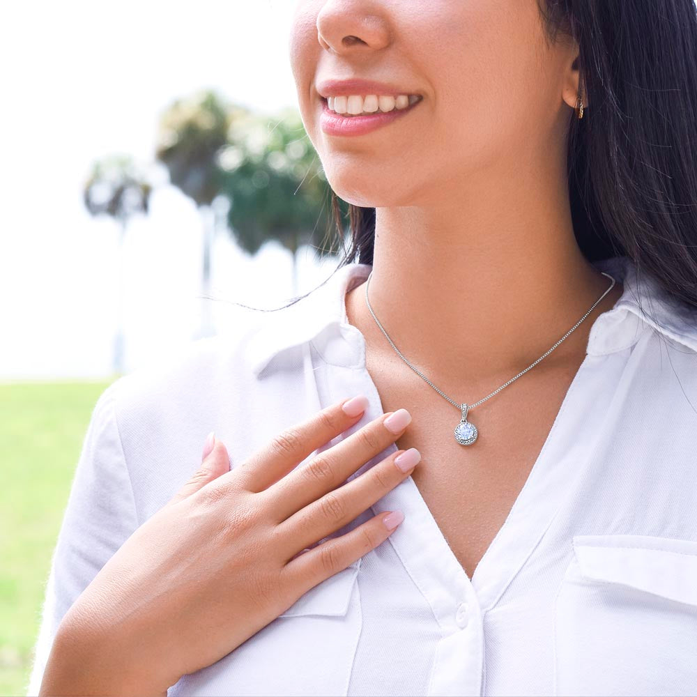 He Turns Sicknesses Away (Deuteronomy 7:15) | Eternal Hope Pendant Necklace