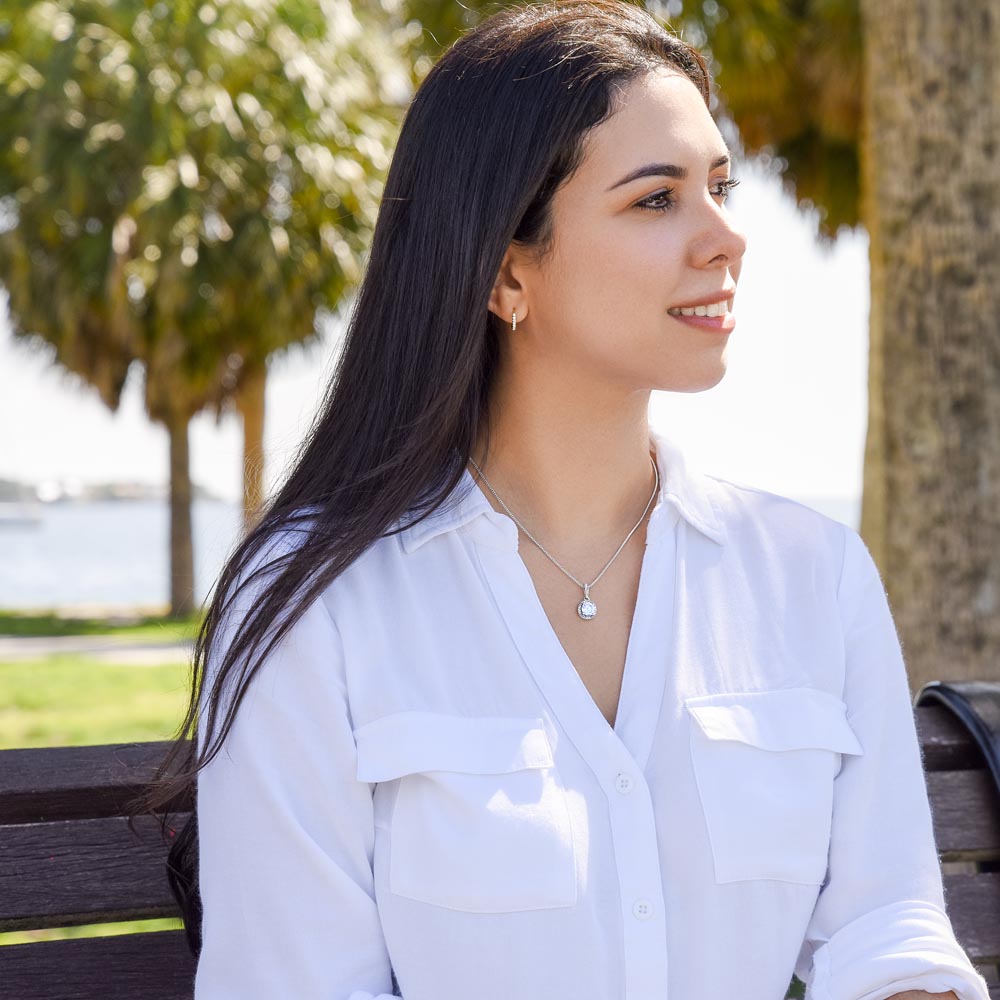 My Spirit Is Life And Peace (Romans 8:6) | Eternal Hope Pendant Necklace