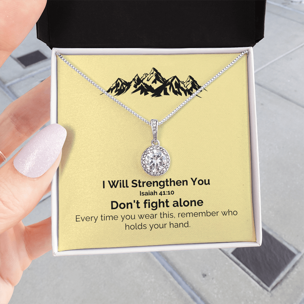 I Will Strengthen You (Isaiah 41:10) | Eternal Hope Pendant Necklace