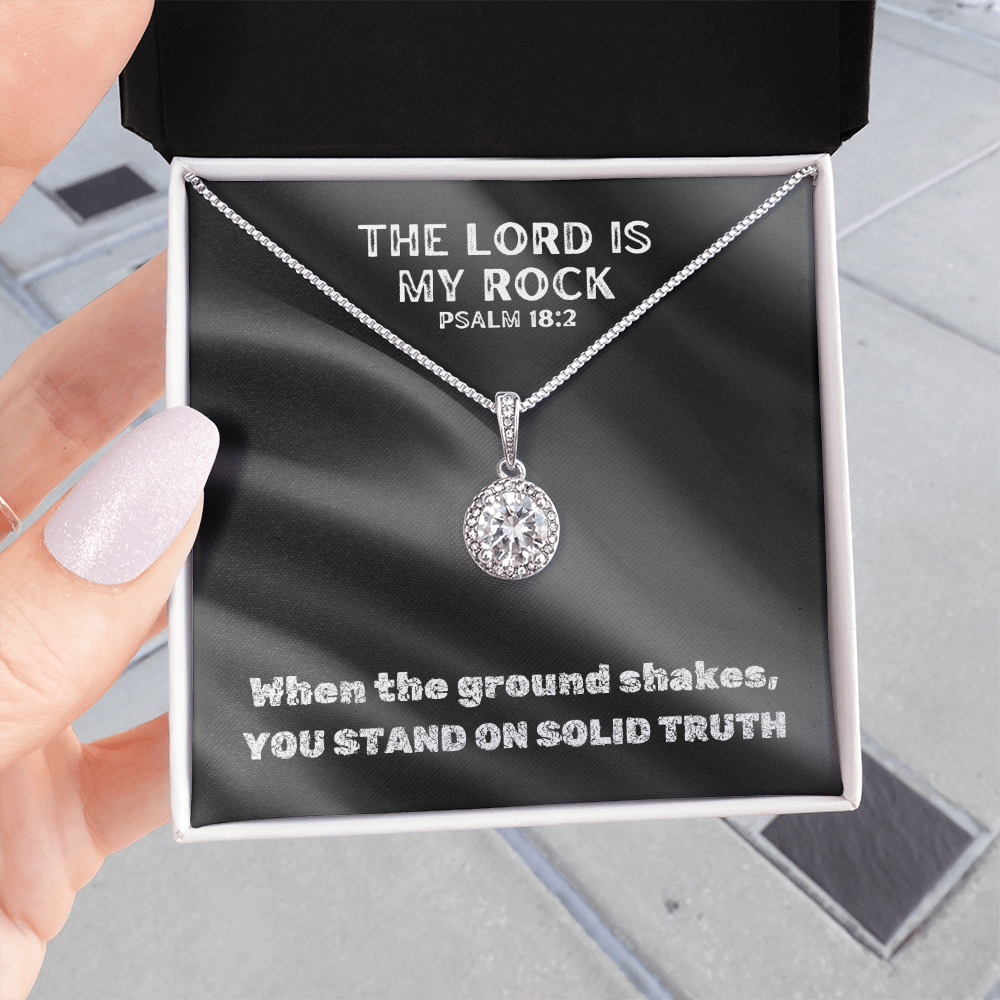 The Lord Is My Rock (Psalm 18:2) | Eternal Hope Pendant Necklace