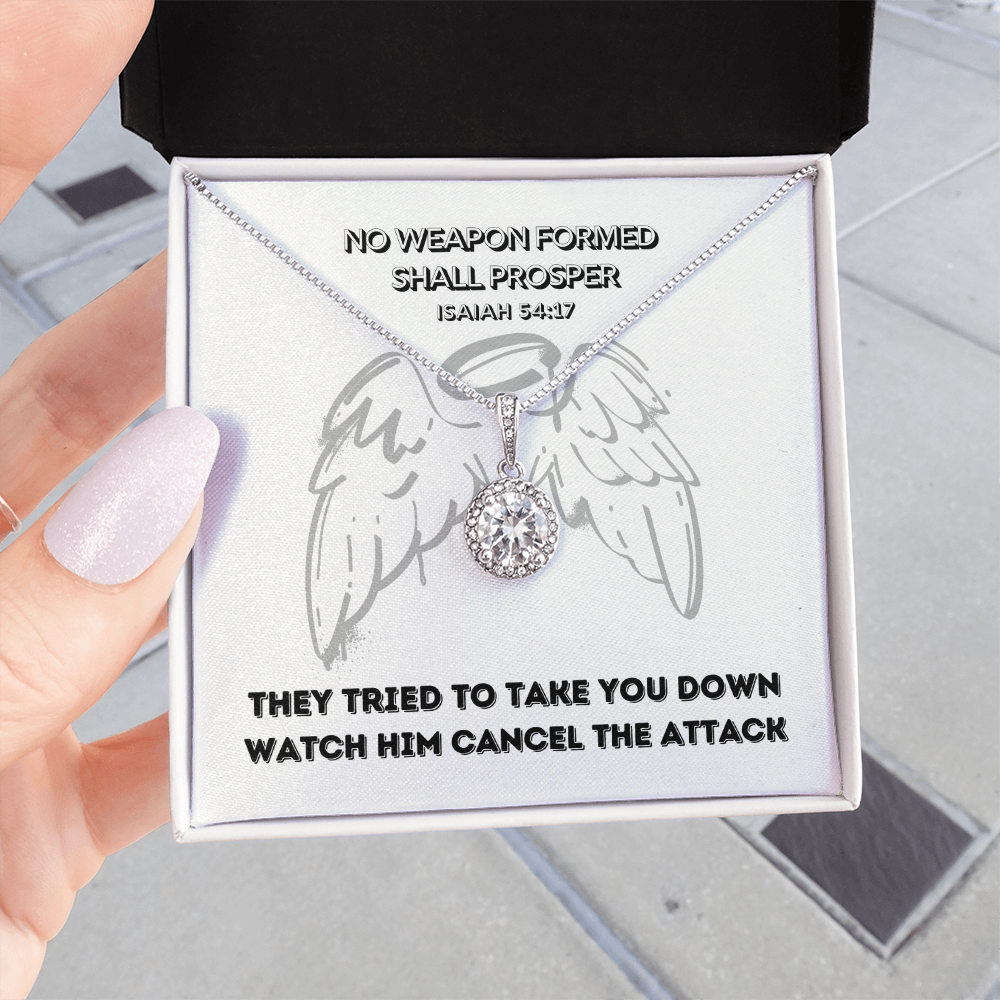 No Weapon Formed Shall Prosper (Isaiah 54:17) | Eternal Hope Pendant Necklace