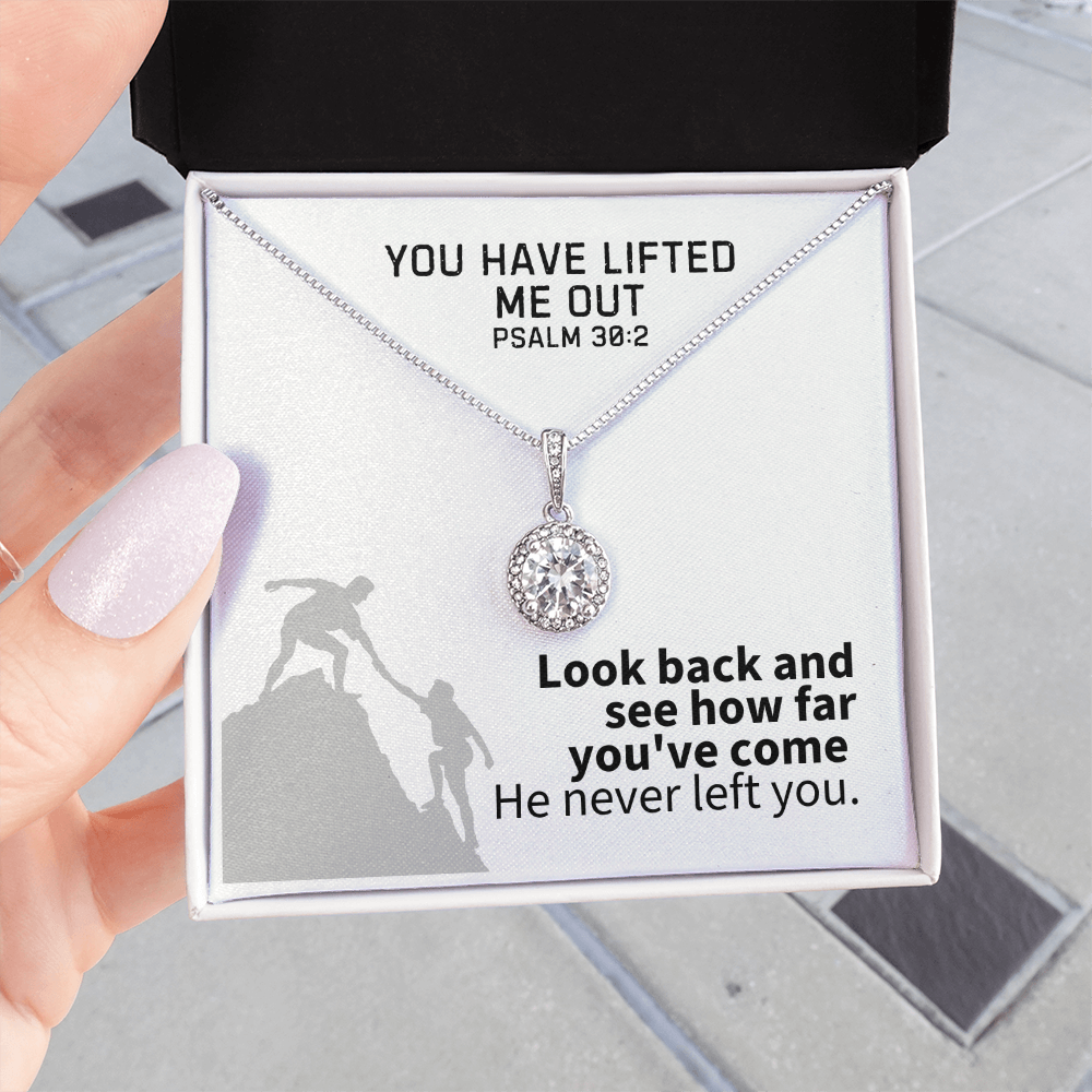 You Have Lifted Me Out (Psalm 30:2) | Eternal Hope Pendant Necklace