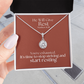 He Will Give  Rest (Matthew 11:28) | Eternal Hope Pendant Necklace
