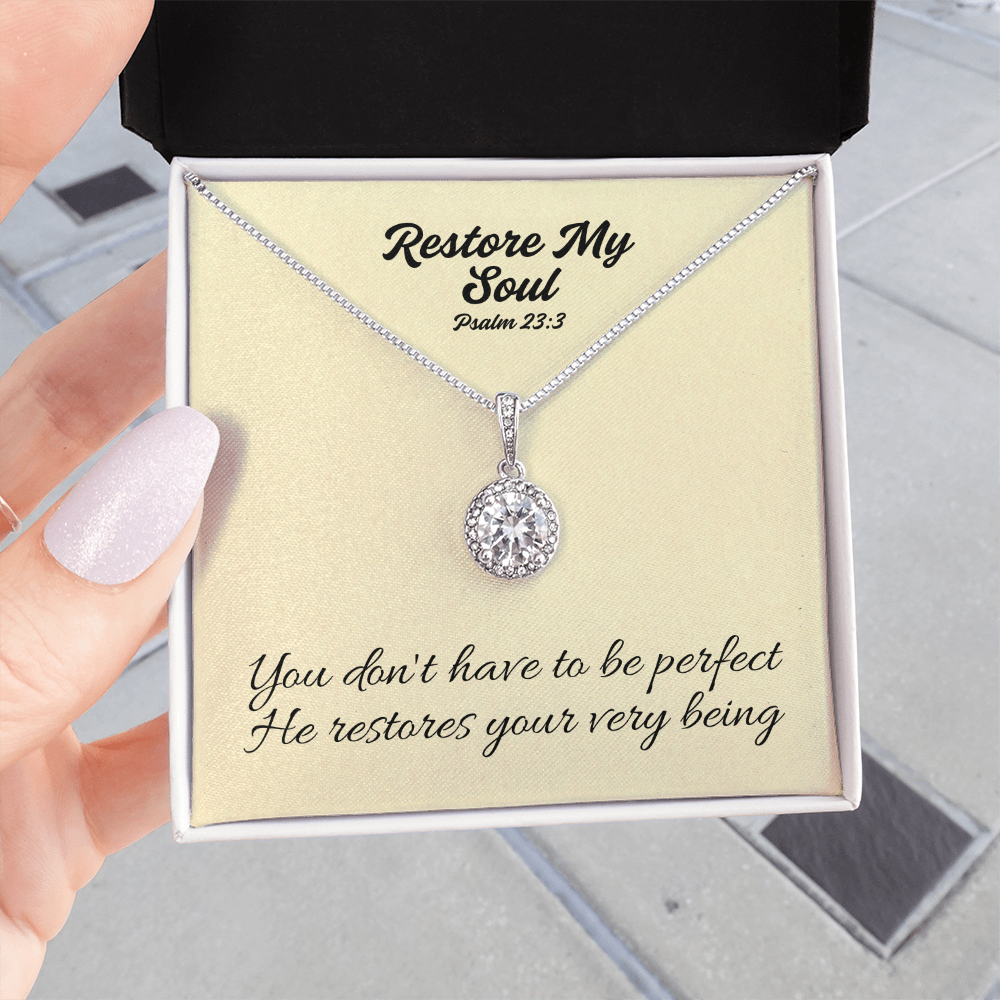 Restore My Soul (Psalm 23:3) | Eternal Hope Pendant Necklace