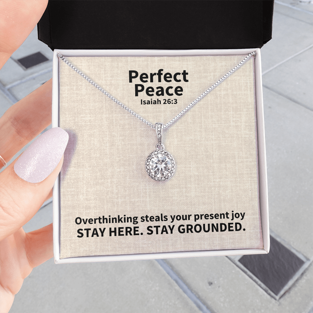 Perfect Peace (Isaiah 26:3) | Eternal Hope Pendant Necklace