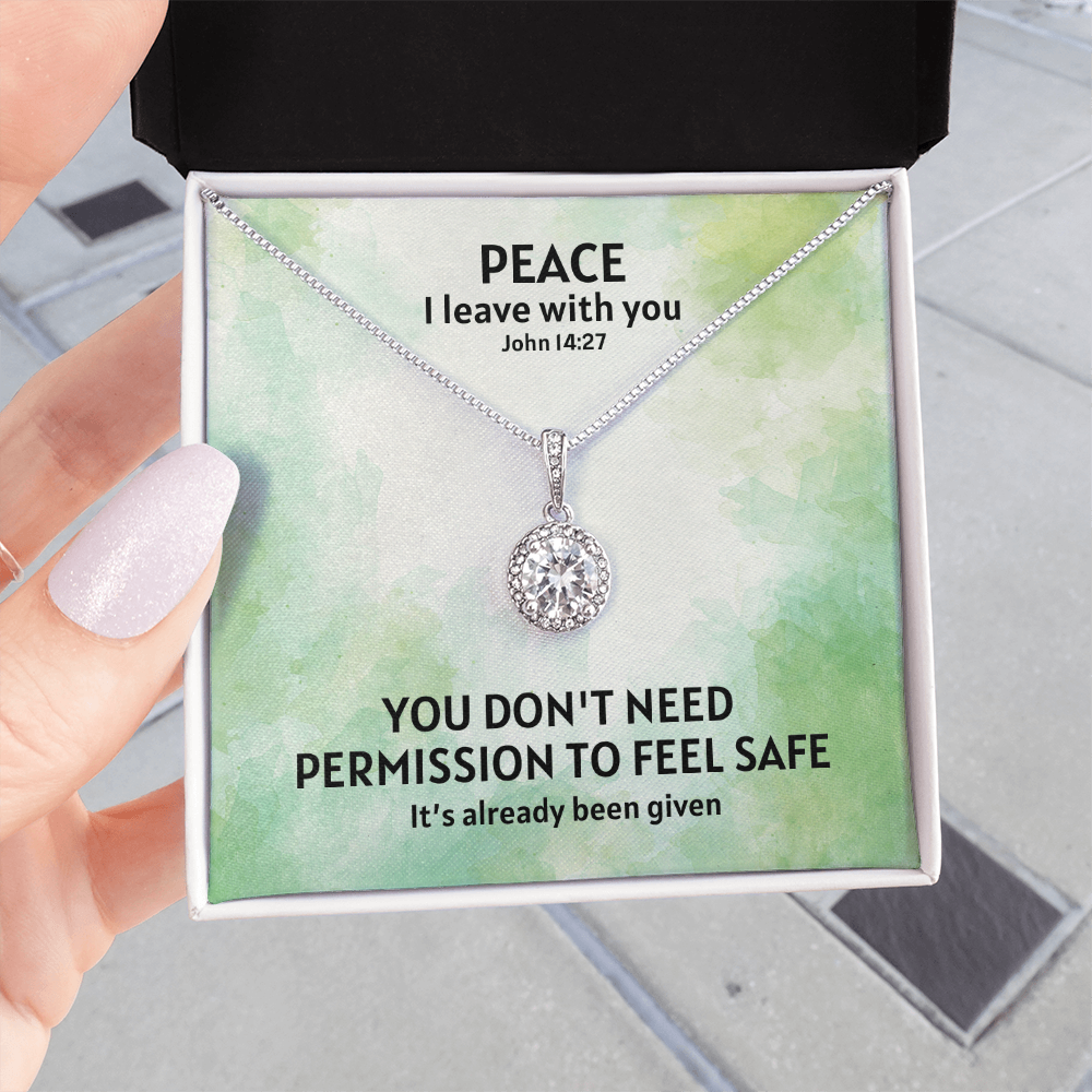 Peace I Leave With You (John 14:27) | Eternal Hope Pendant Necklace