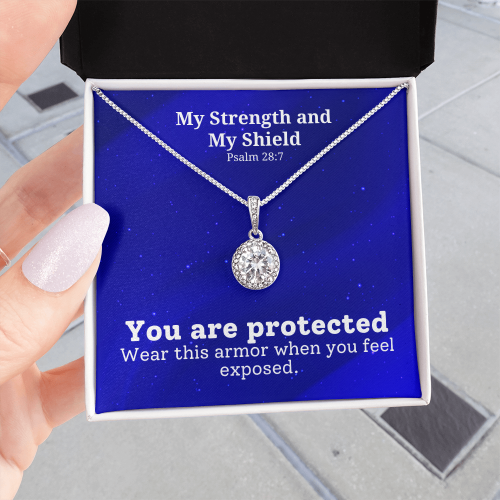 My Strength and My Shield (Psalm 28:7) | Eternal Hope Pendant Necklace