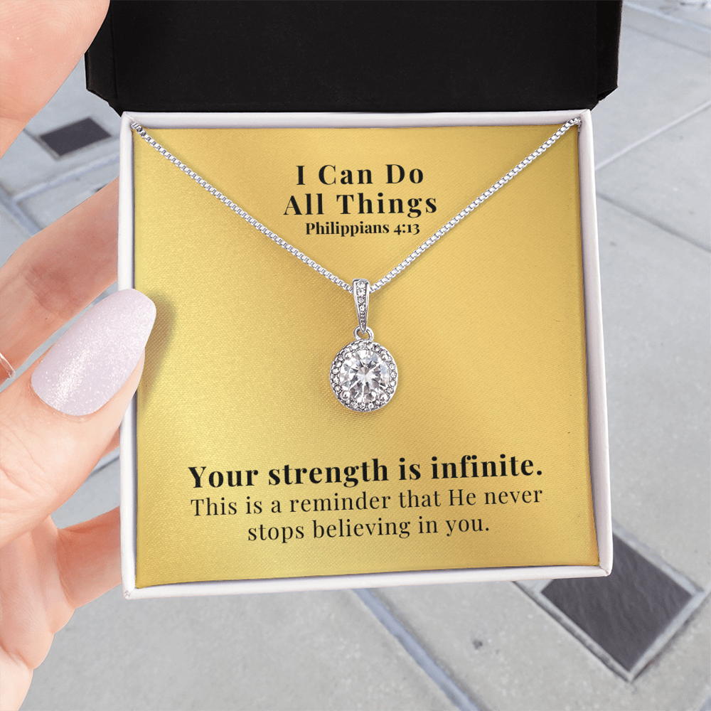 I Can Do All Things (Philippians 4:13) | Eternal Hope Pendant Necklace