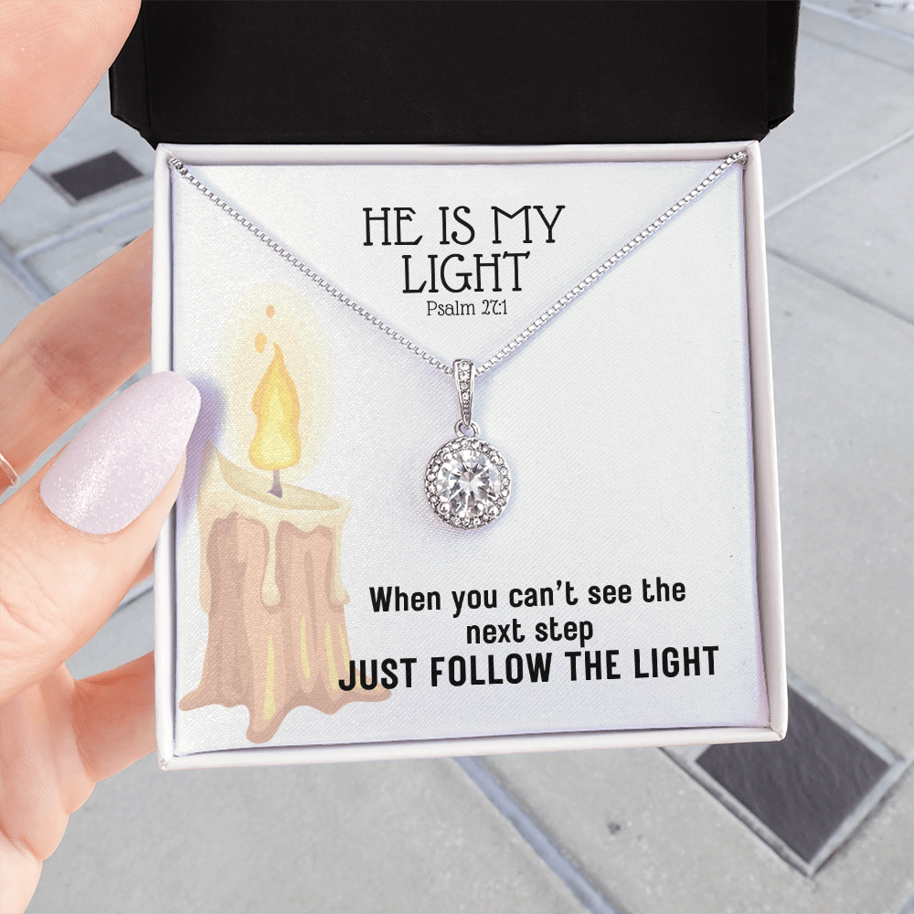 He Is My Light (Psalm 27:1) | Eternal Hope Pendant Necklace