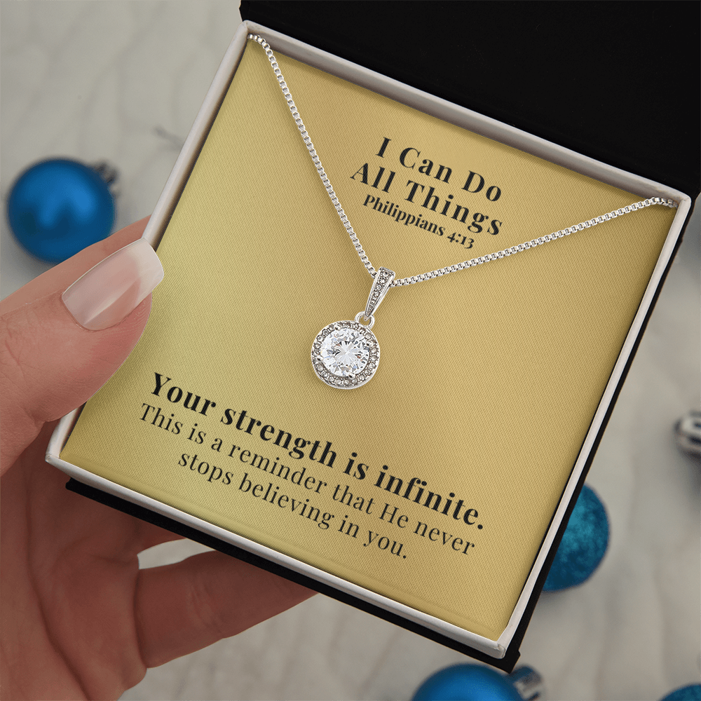 I Can Do All Things (Philippians 4:13) | Eternal Hope Pendant Necklace