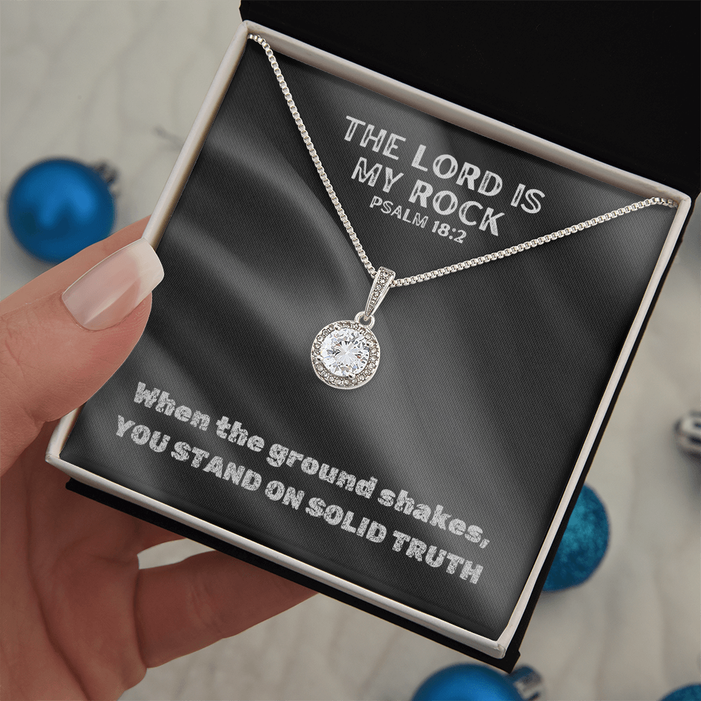 The Lord Is My Rock (Psalm 18:2) | Eternal Hope Pendant Necklace