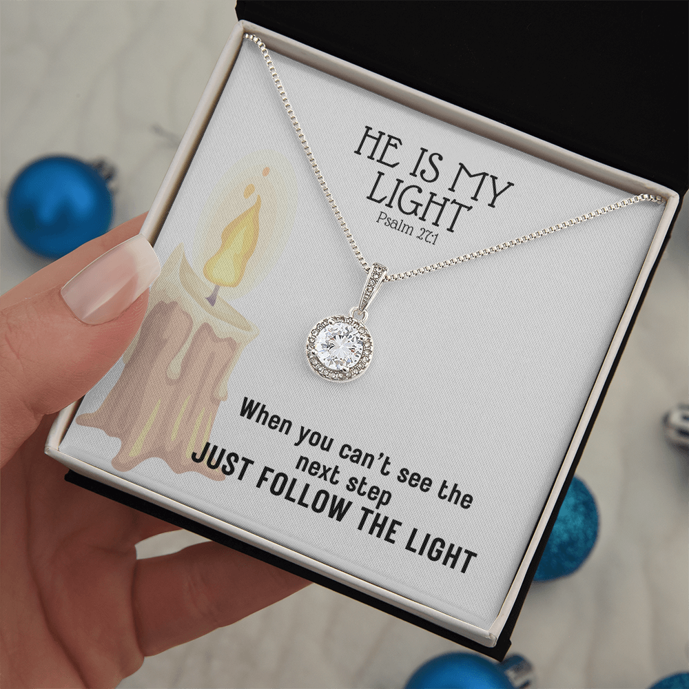 He Is My Light (Psalm 27:1) | Eternal Hope Pendant Necklace