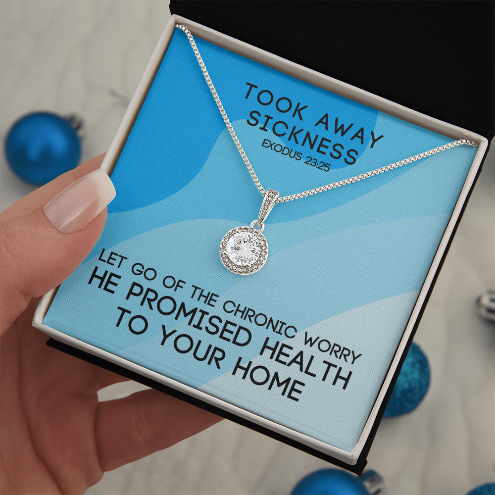 Took Away Sickness (Exodus 23:25) | Eternal Hope Pendant Necklace