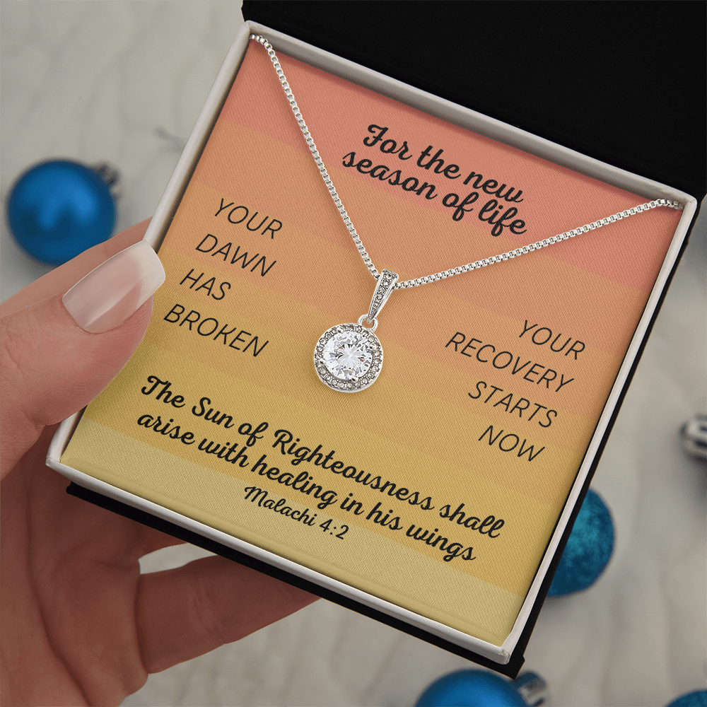 Healing In His Wings (Malachi 4:2) | Eternal Hope Pendant Necklace