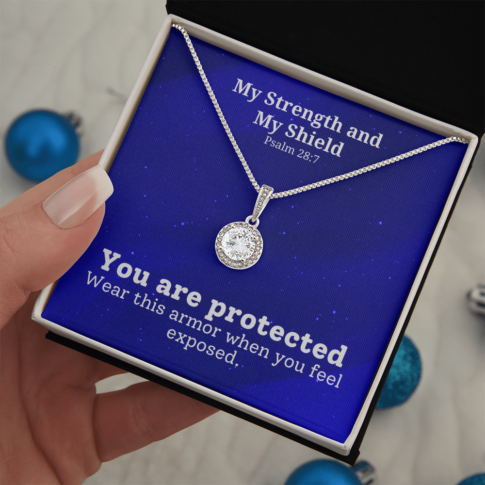 My Strength and My Shield (Psalm 28:7) | Eternal Hope Pendant Necklace