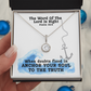 The Word Of The Lord Is Right (Psalm 33:4) | Eternal Hope Pendant Necklace