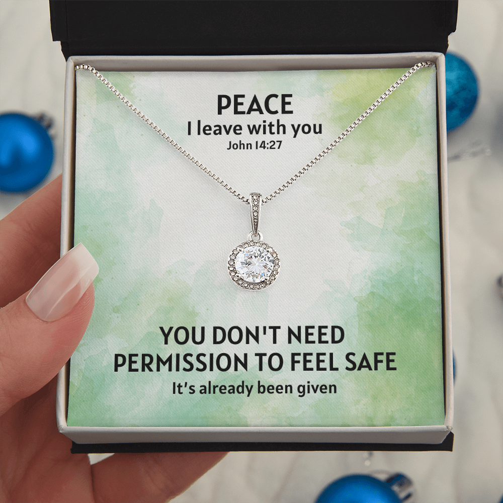Peace I Leave With You (John 14:27) | Eternal Hope Pendant Necklace