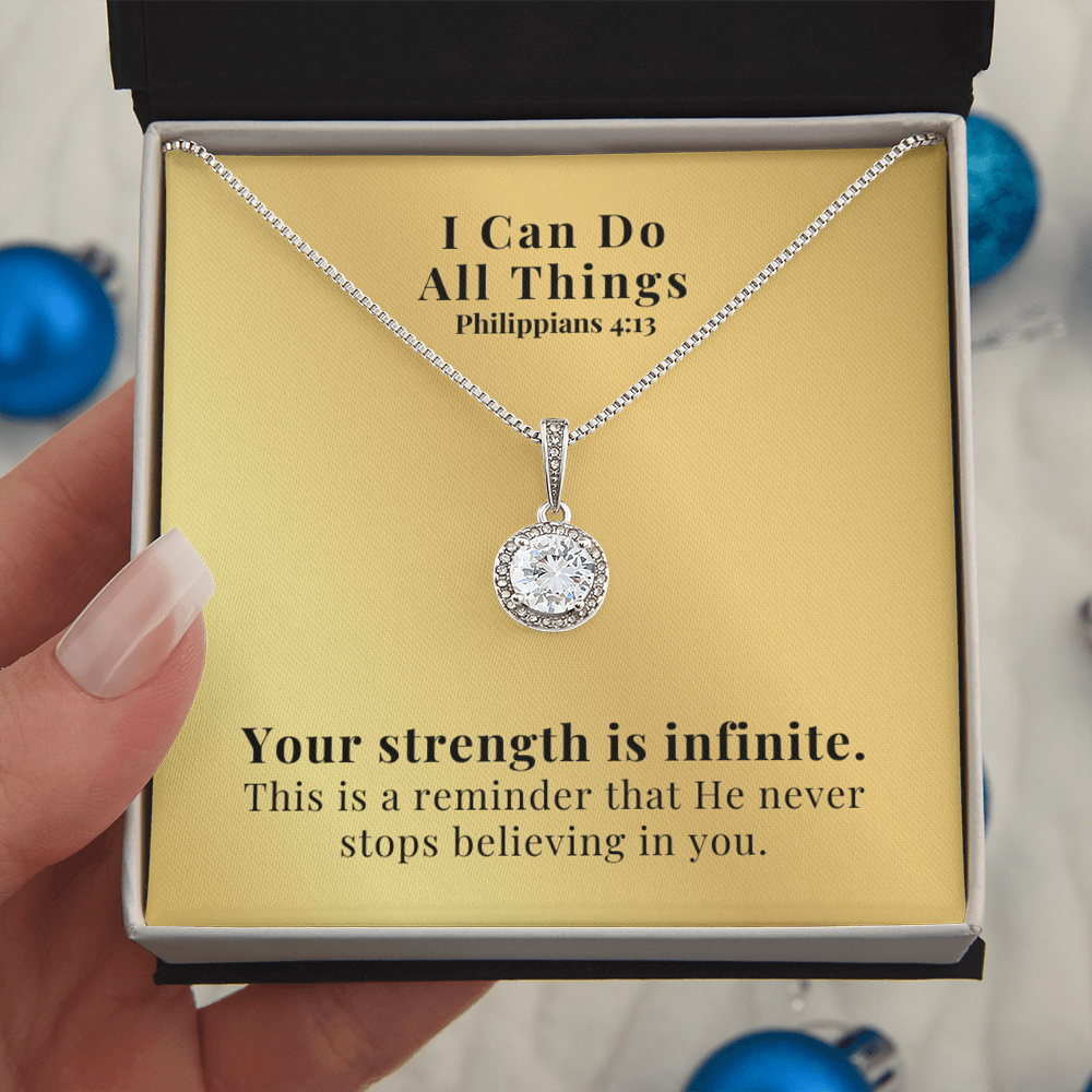 I Can Do All Things (Philippians 4:13) | Eternal Hope Pendant Necklace