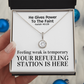 He Gives Power To The Faint (Isaiah 40:29) | Eternal Hope Pendant Necklace