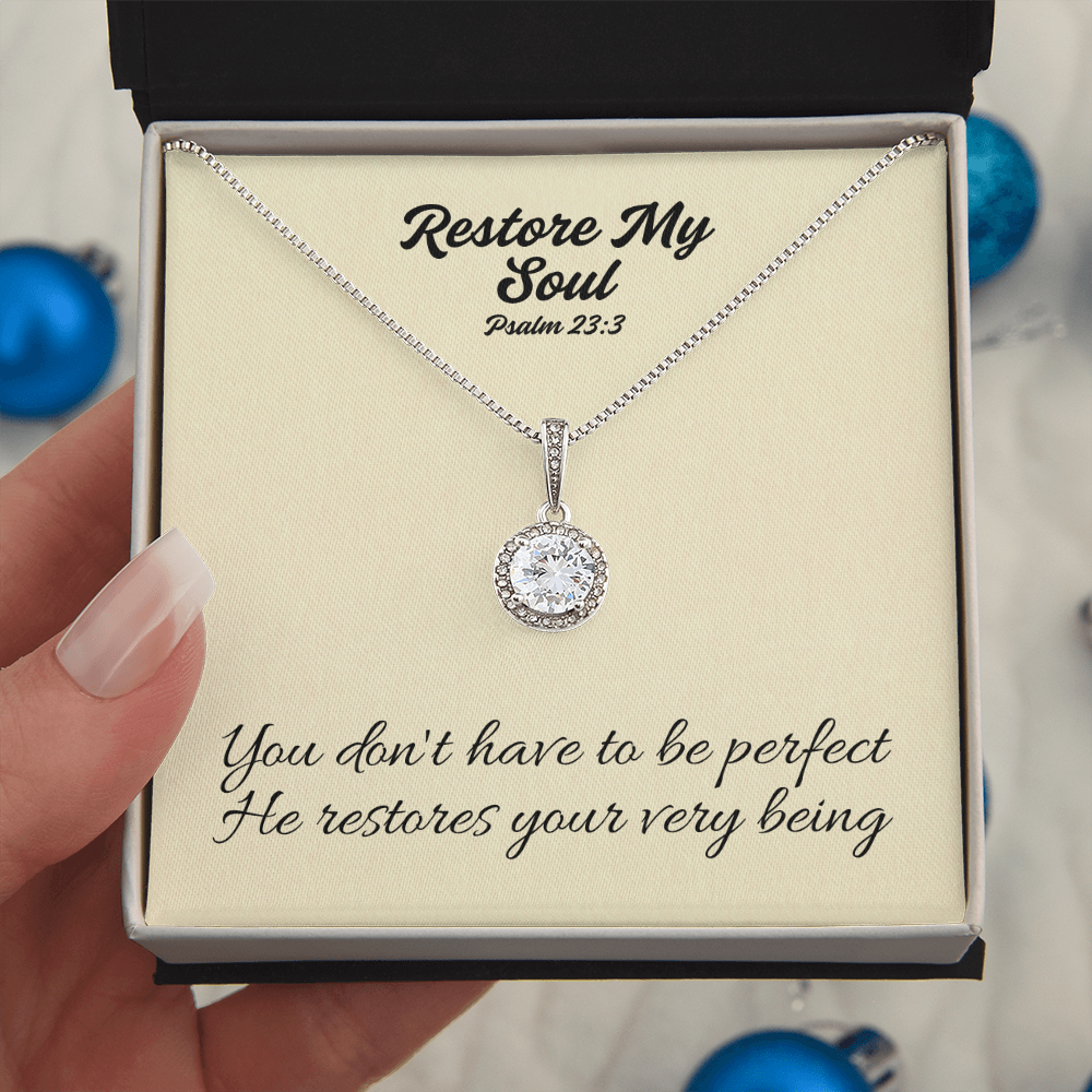 Restore My Soul (Psalm 23:3) | Eternal Hope Pendant Necklace