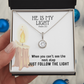 He Is My Light (Psalm 27:1) | Eternal Hope Pendant Necklace