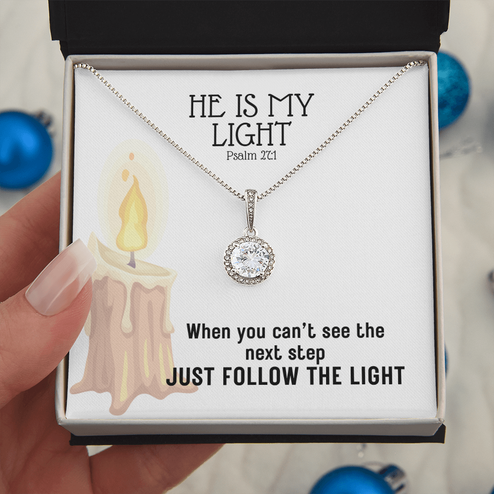 He Is My Light (Psalm 27:1) | Eternal Hope Pendant Necklace