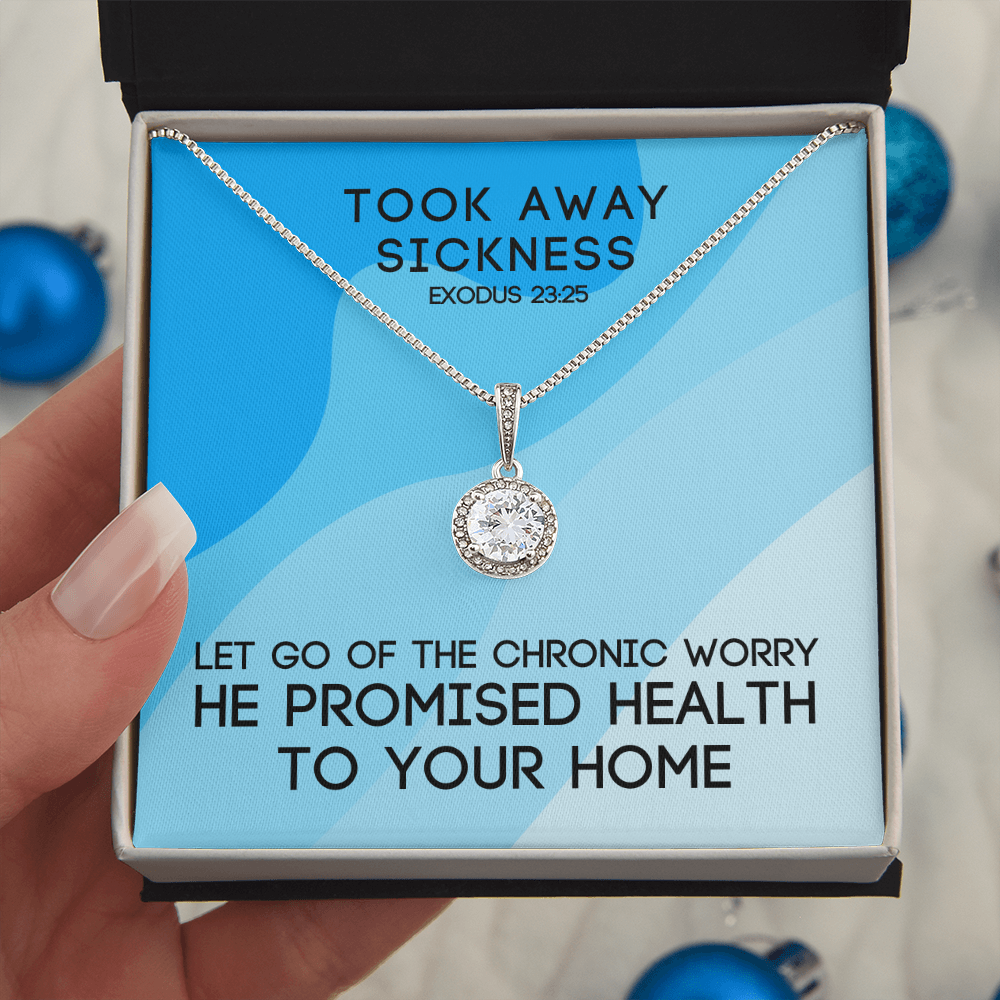 Took Away Sickness (Exodus 23:25) | Eternal Hope Pendant Necklace