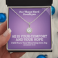 I Will Turn Your Mourning Into Joy (Jeremiah 31:13) | Eternal Hope Pendant Necklace