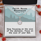 Faith Moves Mountains (Matthew 17:20) | Eternal Hope Pendant Necklace