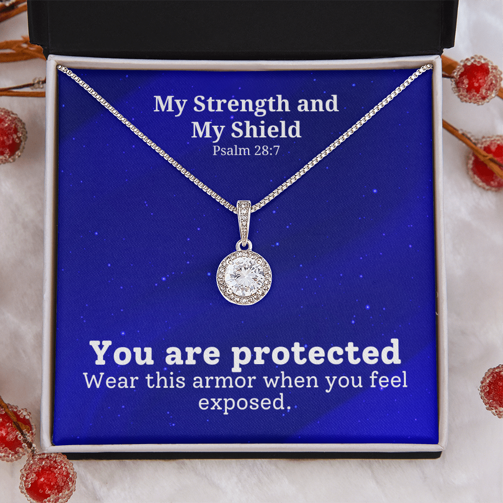 My Strength and My Shield (Psalm 28:7) | Eternal Hope Pendant Necklace