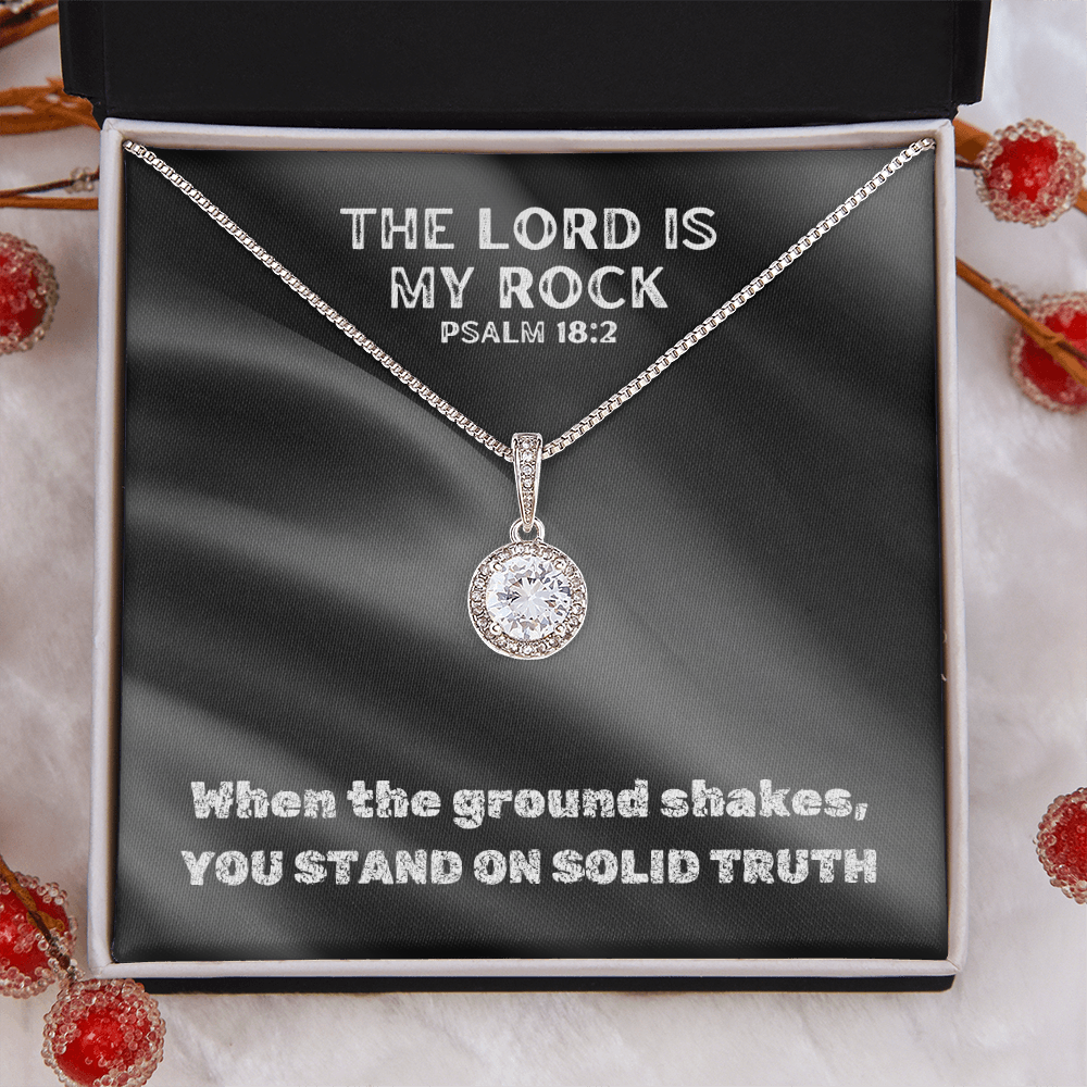 The Lord Is My Rock (Psalm 18:2) | Eternal Hope Pendant Necklace