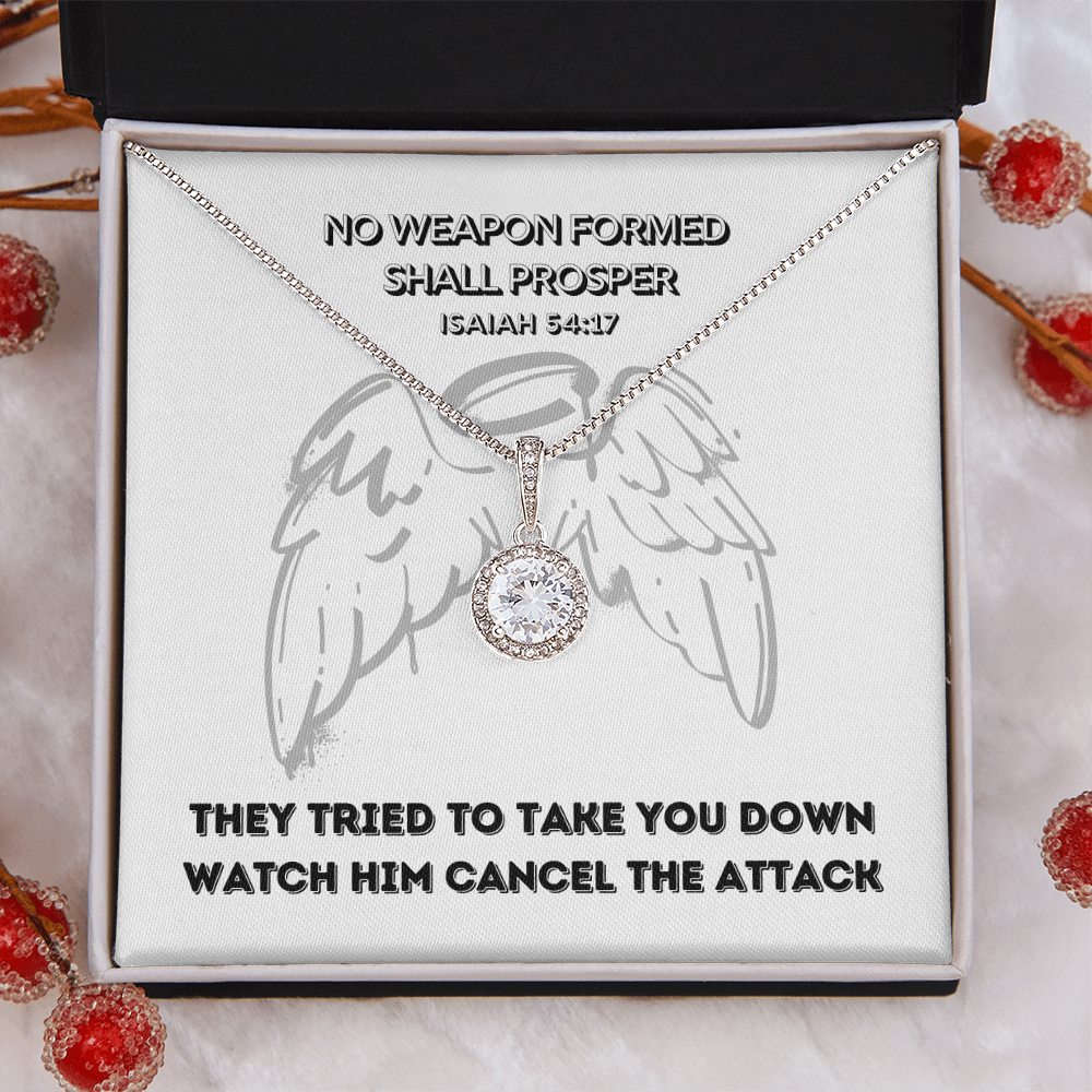 No Weapon Formed Shall Prosper (Isaiah 54:17) | Eternal Hope Pendant Necklace