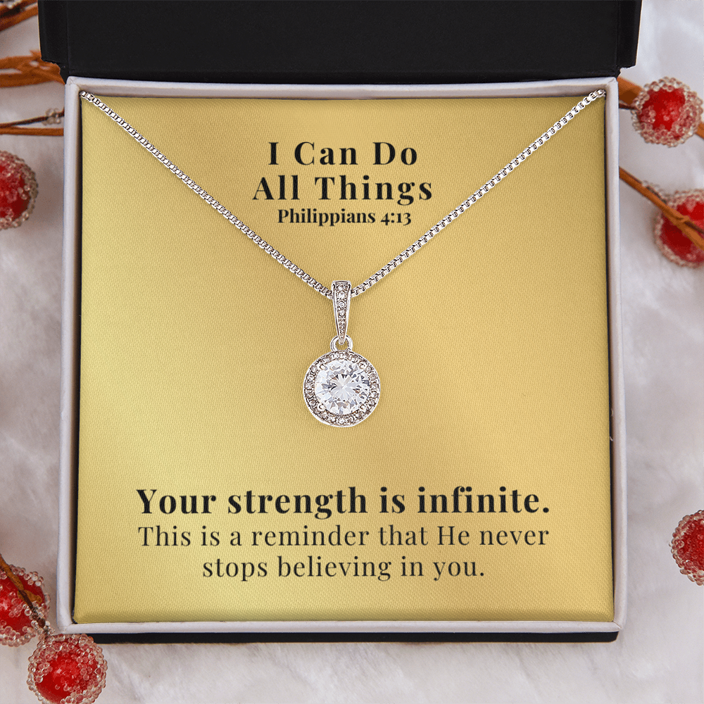I Can Do All Things (Philippians 4:13) | Eternal Hope Pendant Necklace
