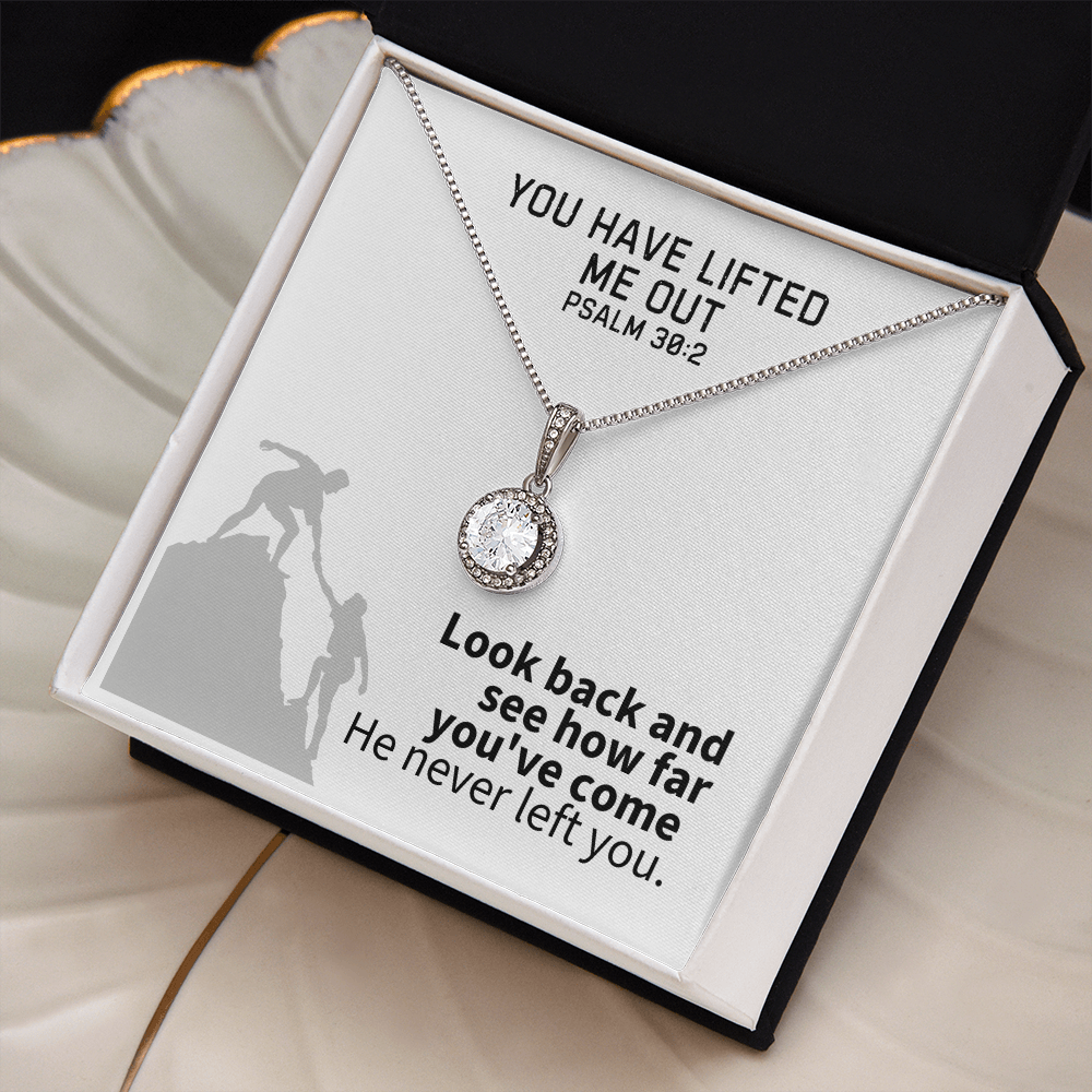 You Have Lifted Me Out (Psalm 30:2) | Eternal Hope Pendant Necklace