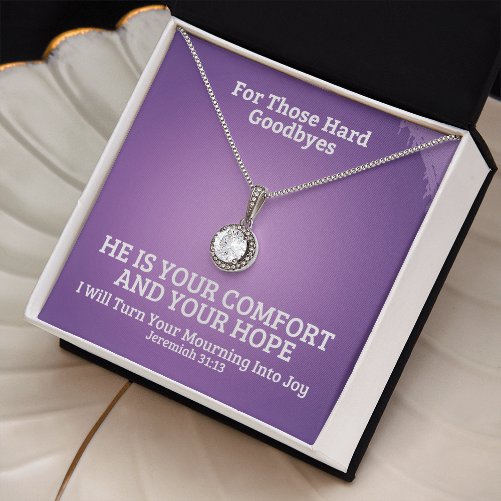I Will Turn Your Mourning Into Joy (Jeremiah 31:13) | Eternal Hope Pendant Necklace