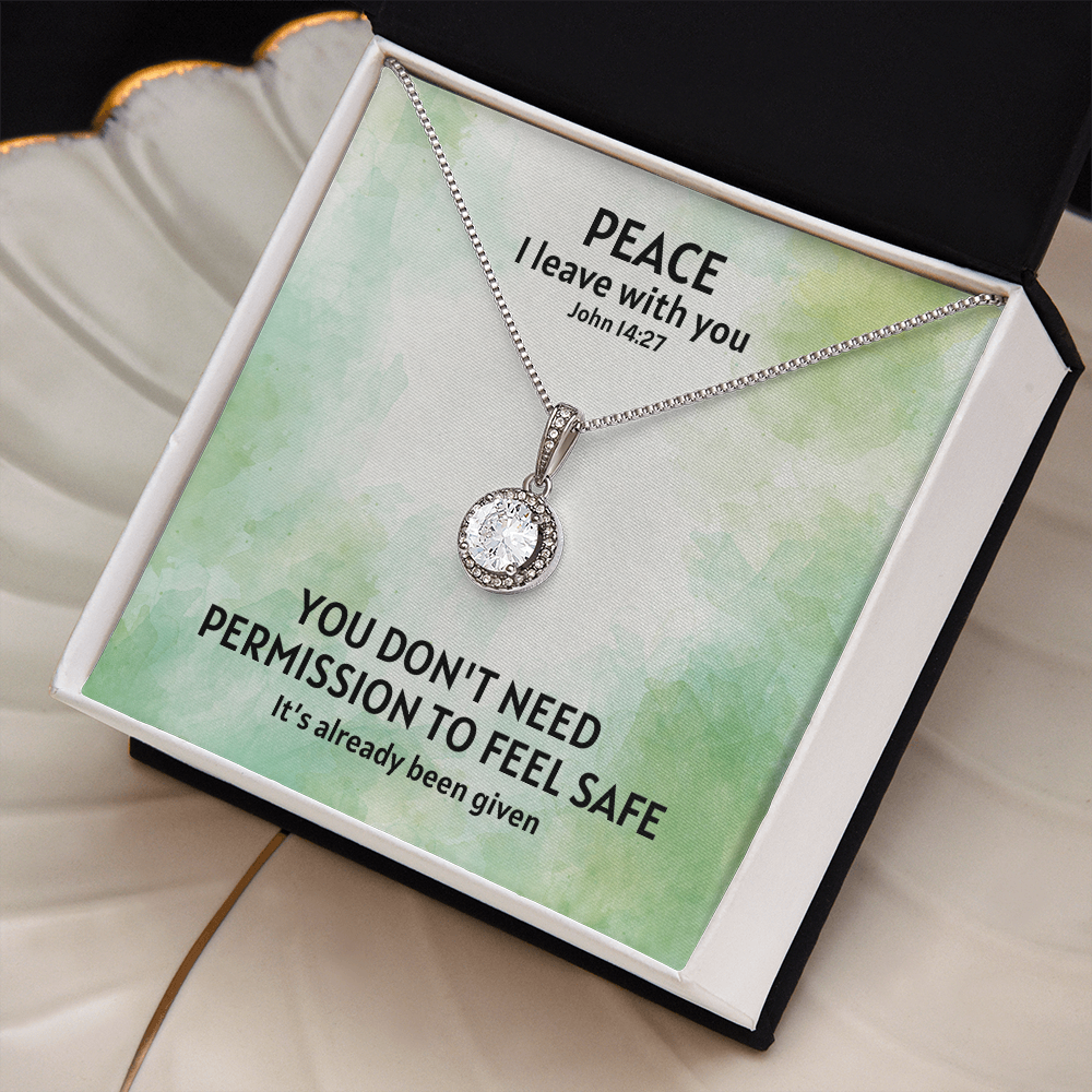 Peace I Leave With You (John 14:27) | Eternal Hope Pendant Necklace