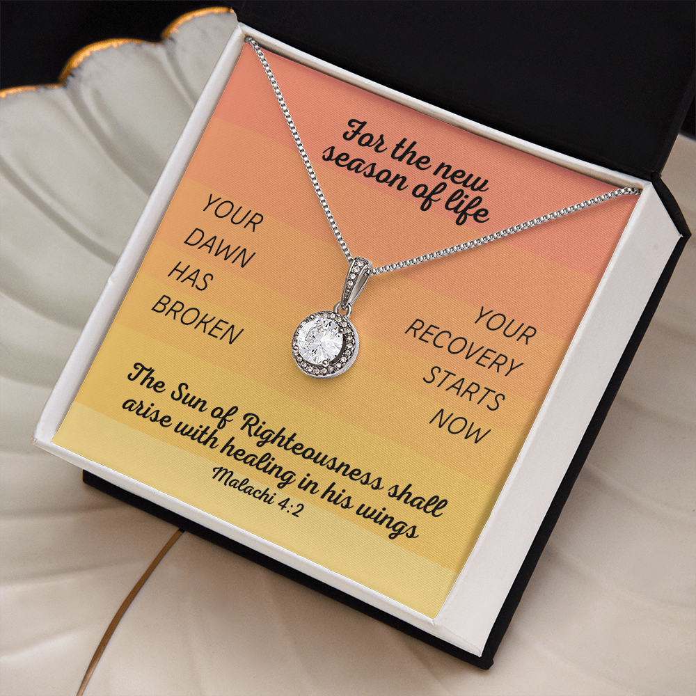 Healing In His Wings (Malachi 4:2) | Eternal Hope Pendant Necklace