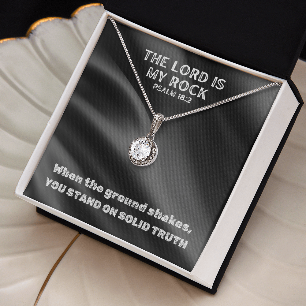 The Lord Is My Rock (Psalm 18:2) | Eternal Hope Pendant Necklace