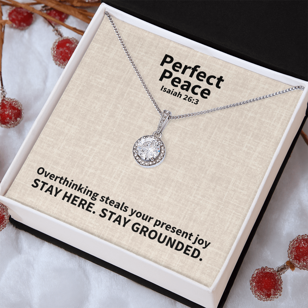 Perfect Peace (Isaiah 26:3) | Eternal Hope Pendant Necklace