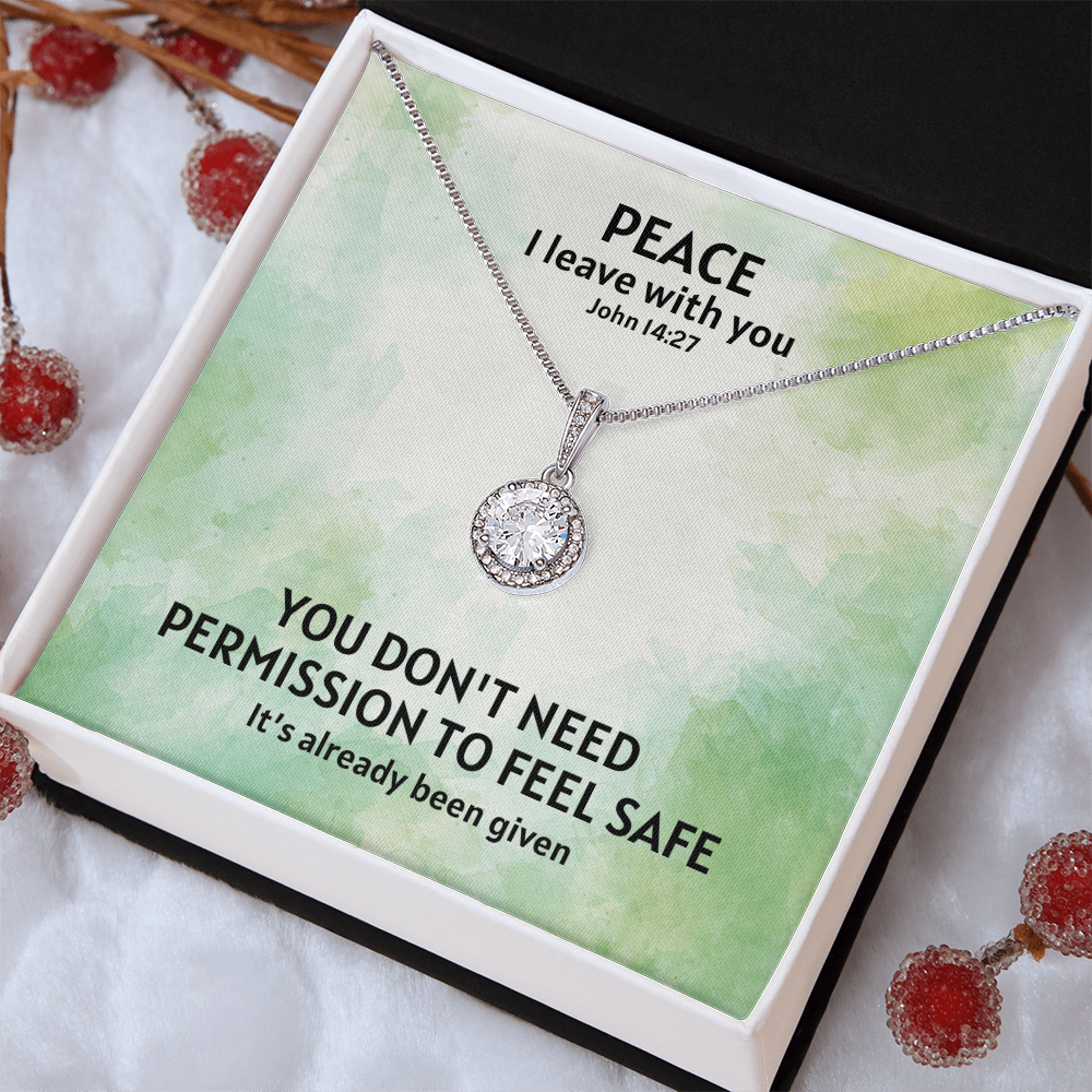 Peace I Leave With You (John 14:27) | Eternal Hope Pendant Necklace
