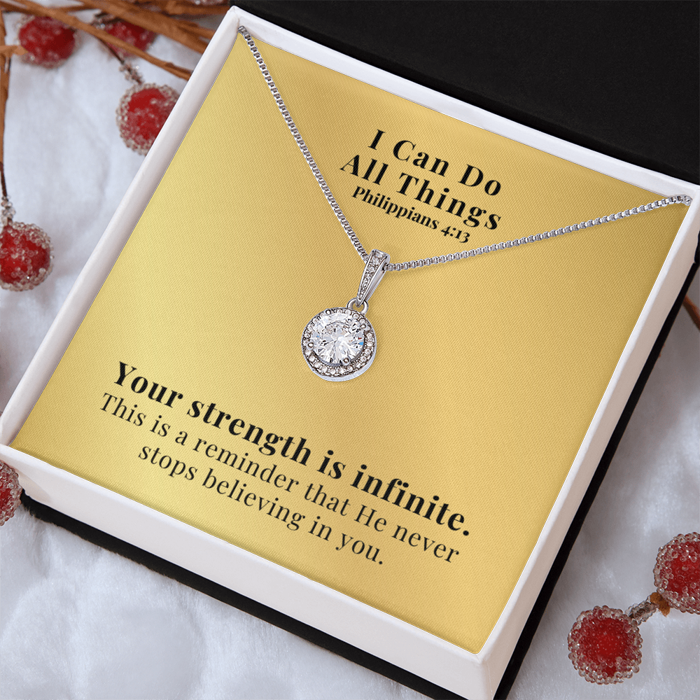 I Can Do All Things (Philippians 4:13) | Eternal Hope Pendant Necklace