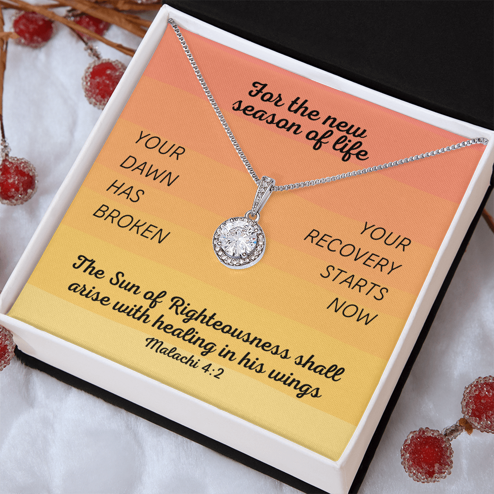 Healing In His Wings (Malachi 4:2) | Eternal Hope Pendant Necklace
