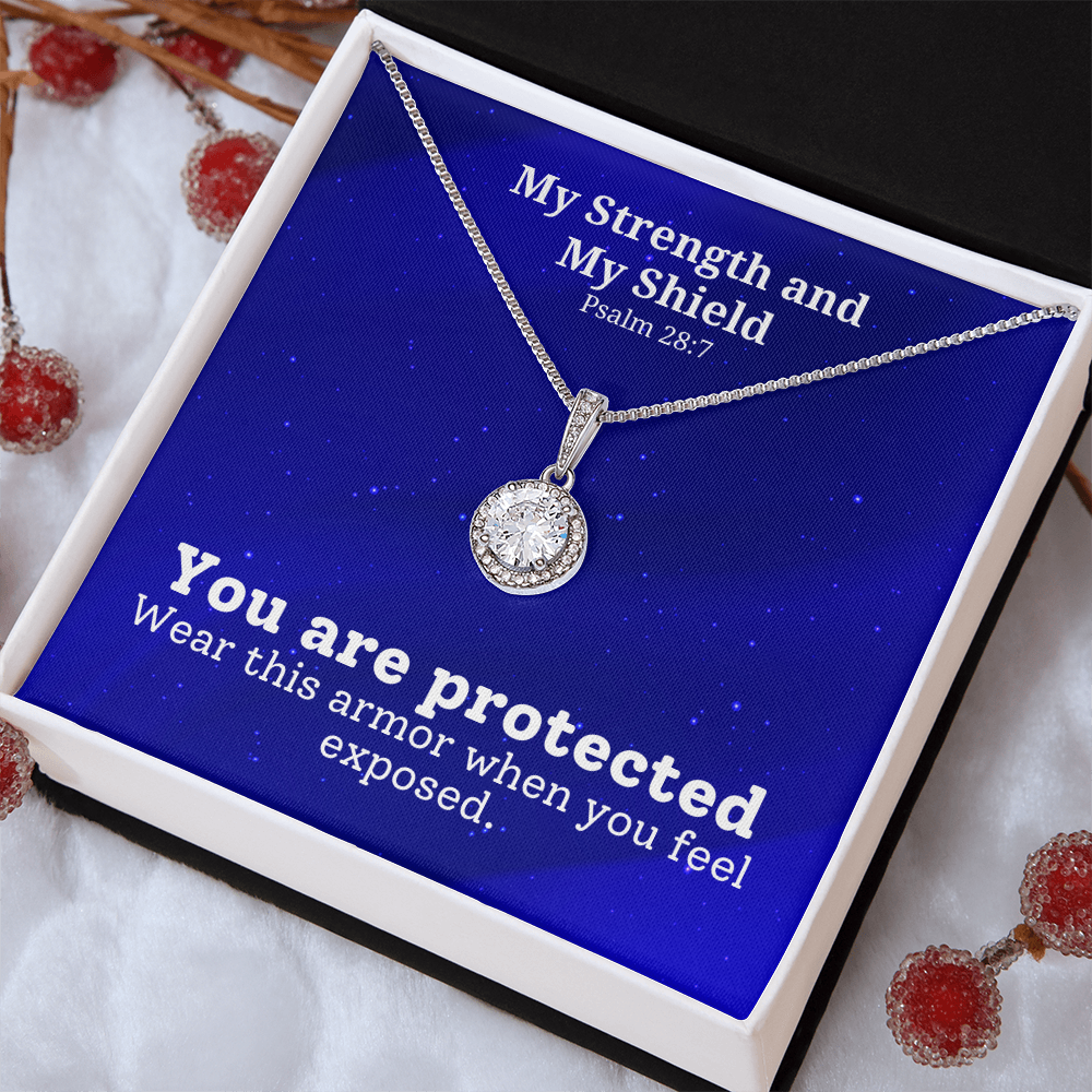 My Strength and My Shield (Psalm 28:7) | Eternal Hope Pendant Necklace