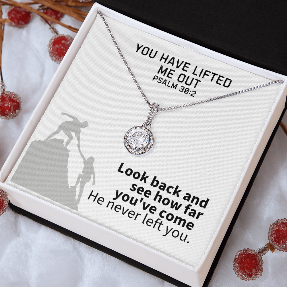 You Have Lifted Me Out (Psalm 30:2) | Eternal Hope Pendant Necklace